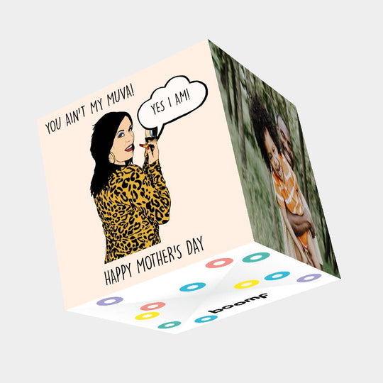 Yes I Am! Bomb 3D Cube Card