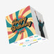 Happy Birthday To You Retro Style Confetti-exploding Greetings Card
