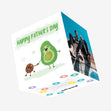 Father's Day Avocado Confetti-exploding Greetings Card
