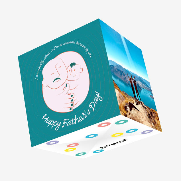 I'm Awesome Because Of You Confetti-exploding Greetings Card