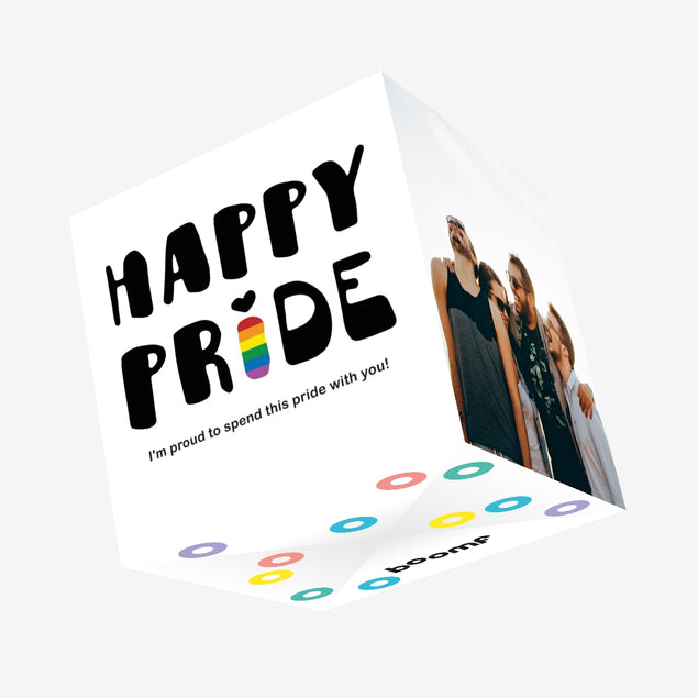 Happy Pride With You Confetti-exploding Greetings Card