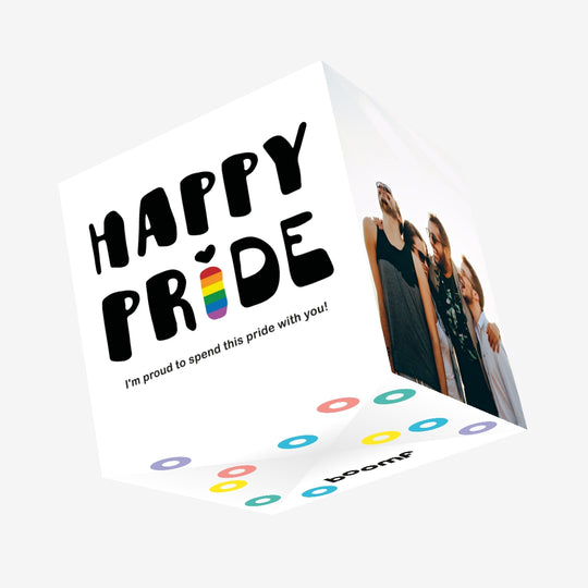 Happy Pride With You Confetti-exploding Greetings Card