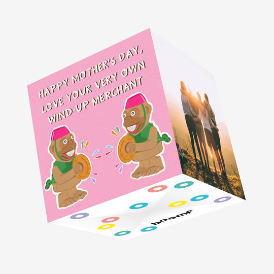 Love Your Very Own Wind-Up Merchant Confetti-exploding Greetings Card