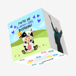 Cute Cow Boyfriend Valentine's Confetti-exploding Greetings Card