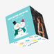 Cute Snowman Mum And Dad Christmas Confetti-exploding Greetings Card
