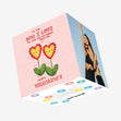To The One I Love Cute Flowers Valentine's Day Confetti-exploding Greetings Card