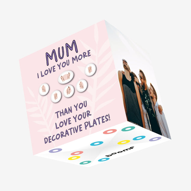 Decorative Wall Plates Mum Birthday Confetti-exploding Greetings Card