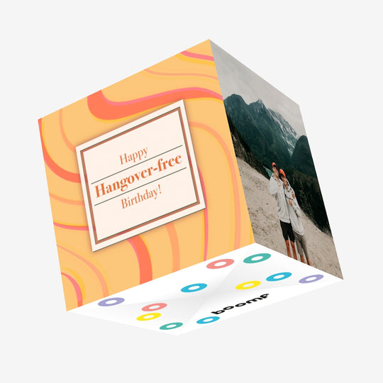 Happy Hangover-Free Birthday Confetti-exploding Greetings Card