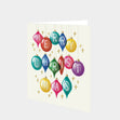 Merry Christmas Baubles Card
