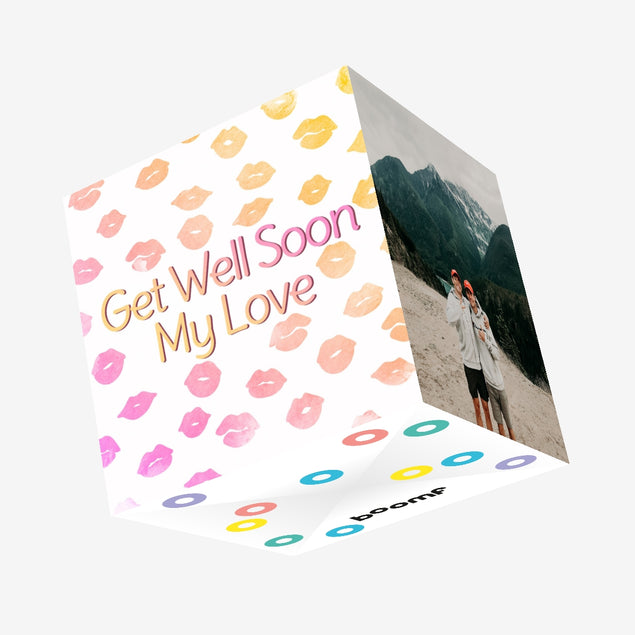 Get Well My Love Confetti-exploding Greetings Card