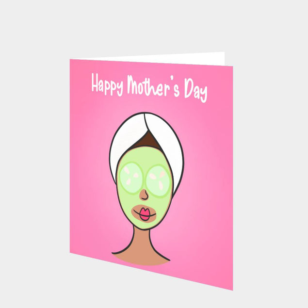 Happy Mother's Day Mask Card