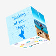 Thinking Of You Blue Pigeon Confetti-exploding Greetings Card