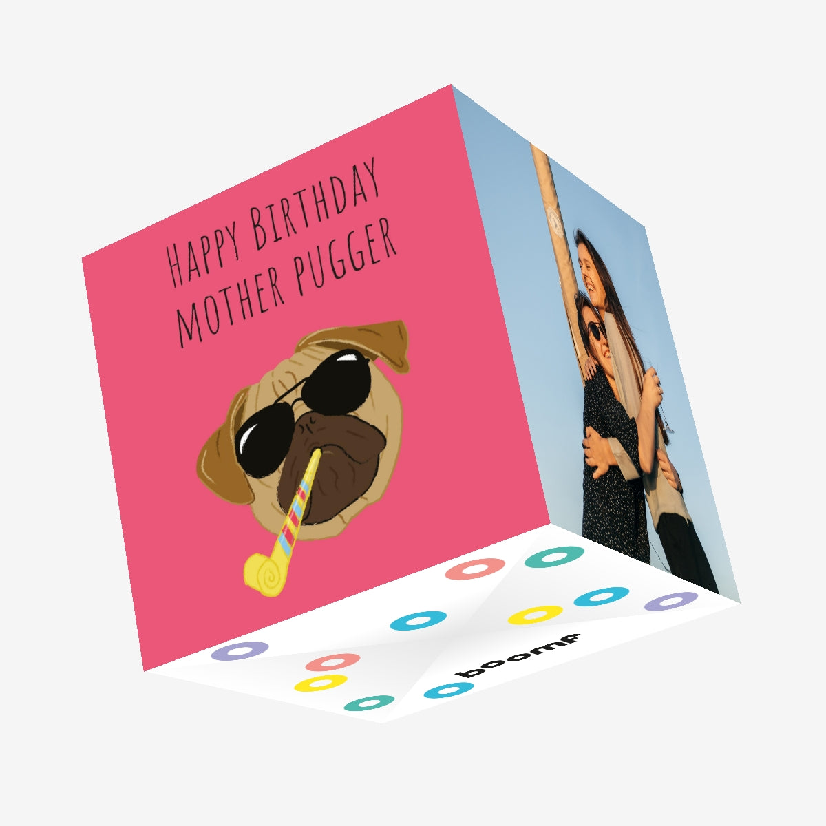 Mother Pugger Confetti-exploding Greetings Card – Boomf