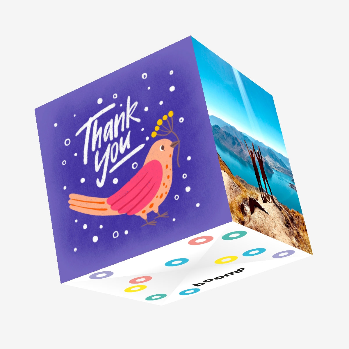 Beautiful Little Bird Thank You Confetti-exploding Greetings Card – Boomf
