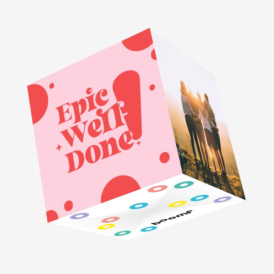 Epic Well Done Confetti-exploding Greetings Card