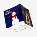 Merry Christmas Auntie Snowman Confetti-exploding Greetings Card