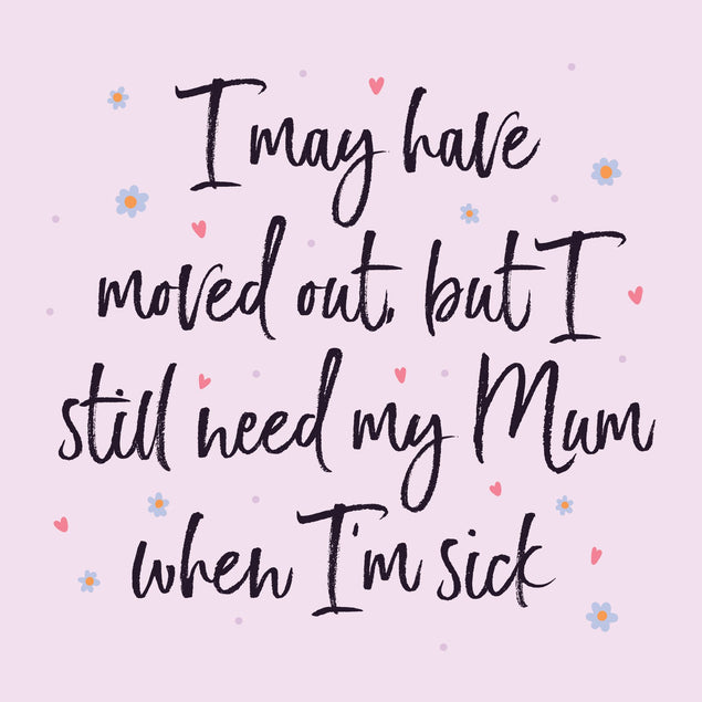 I May Have Moved Out Bomb 3D Cube Card