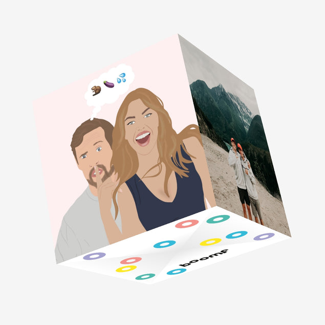 Beaver The Therapy Crouch Confetti-exploding Greetings Card