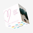 Happy Anniversary Always Better Together Heart Confetti-exploding Greetings Card