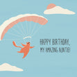 Skydiving Cat Happy Birthday To My Amazing Auntie
