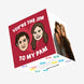 You're The Jim To My Pam Confetti-exploding Greetings Card