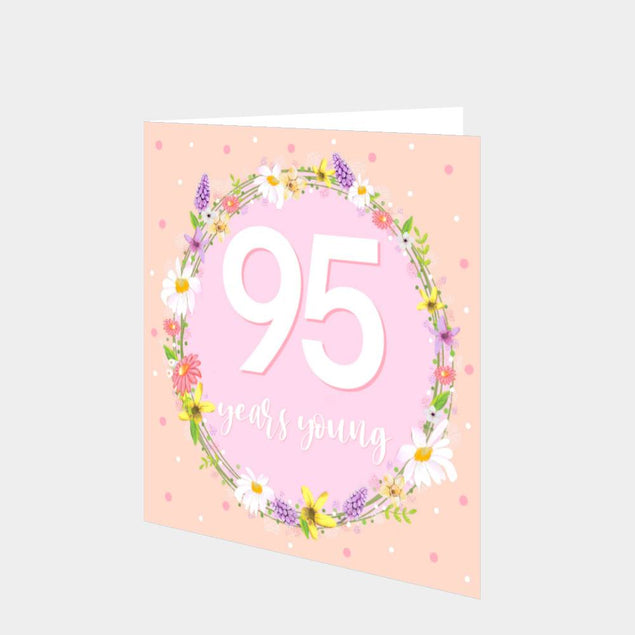 95 Years Young Card