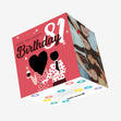 Wish You Happy 81st Birthday Confetti-exploding Greetings Card
