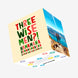 Three Wise Men Simple Christmas Confetti-exploding Greetings Card