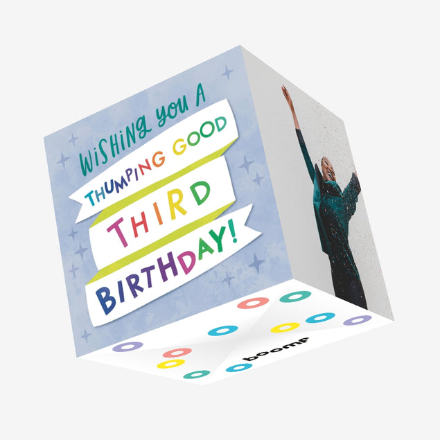Thumping Good Third Confetti-exploding Greetings Card