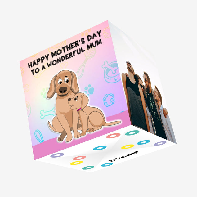 Happy Mother's Day Wonderful Mum Confetti-exploding Greetings Card