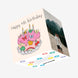 All the Icing 4th Birthday Cake Confetti-exploding Greetings Card