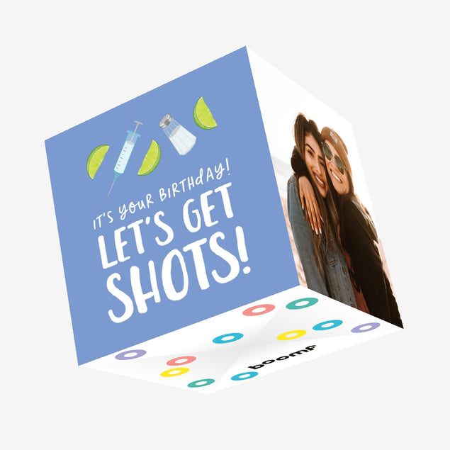 Birthday Shots Confetti-exploding Greetings Card