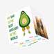 Dad Best Avocado In The World Confetti-exploding Greetings Card