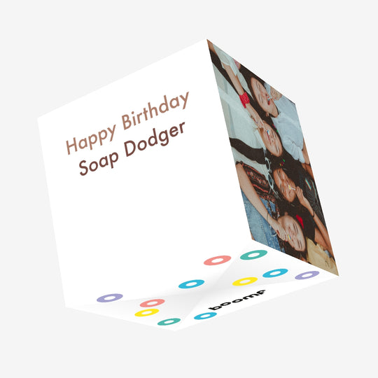 Soap Dodger Confetti-exploding Greetings Card