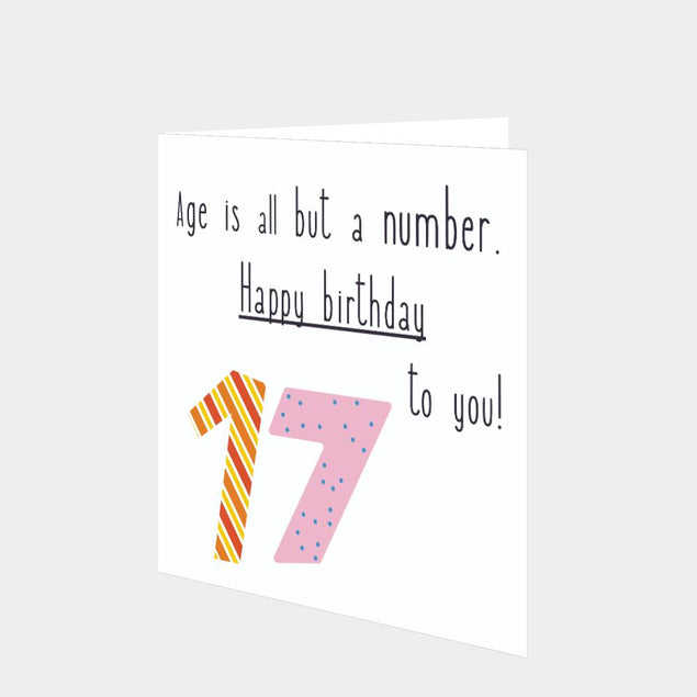 Happy 17th Birthday To You! Card