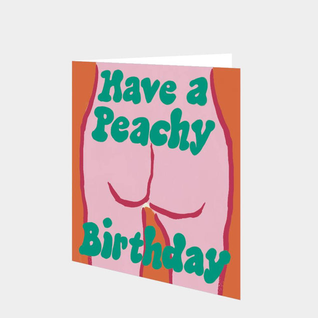 Peachy Birthday Card