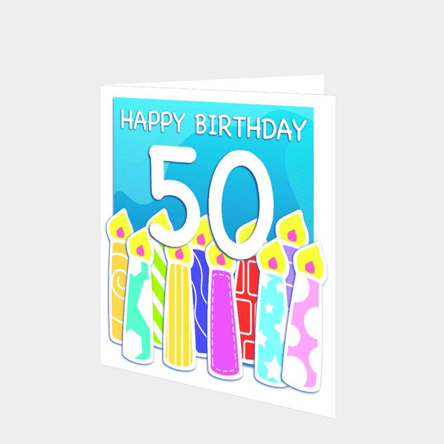 Happy 50th Birthday Flowers Floral To The Most Wonderful Daughter