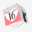 Yippee 16 Today! Birthday Confetti-exploding Greetings Card
