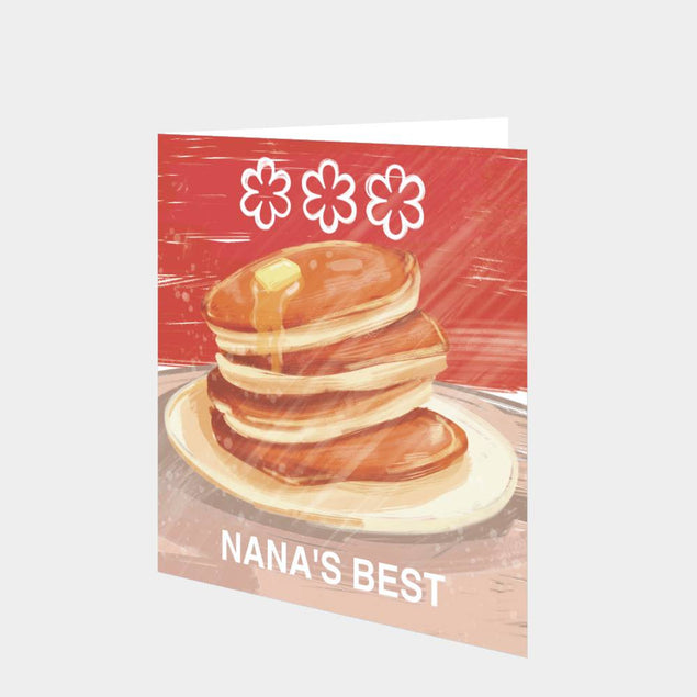 Nana's Best Pancakes Card