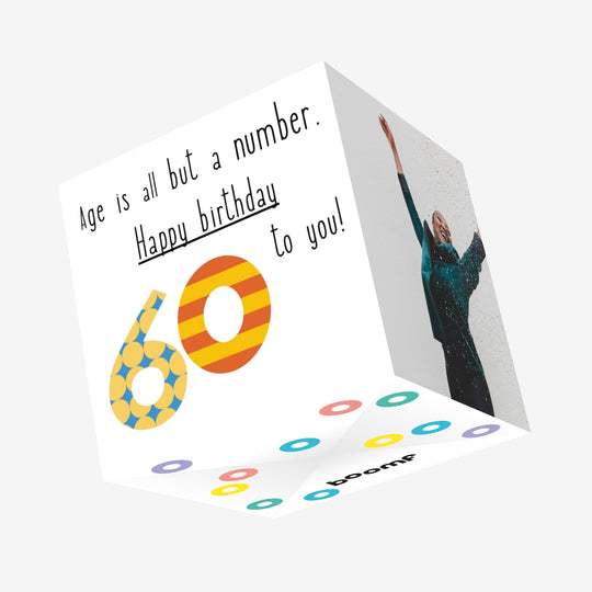 Happy 60th Birthday To You! Confetti-exploding Greetings Card