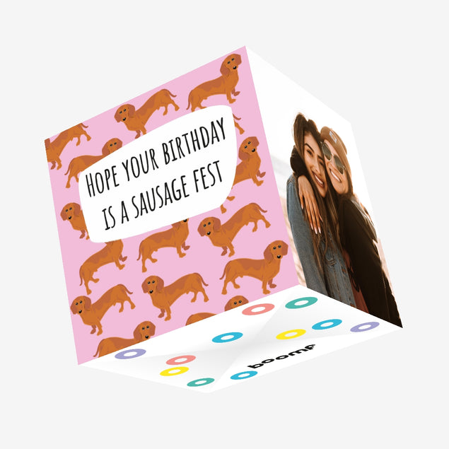 Sausage Fest Confetti-exploding Greetings Card