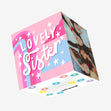Lovely Sister Confetti-exploding Greetings Card