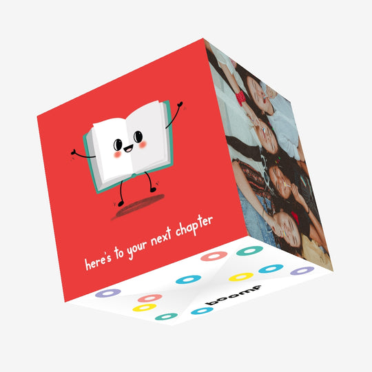 Here's To Your Next Chapter Confetti-exploding Greetings Card