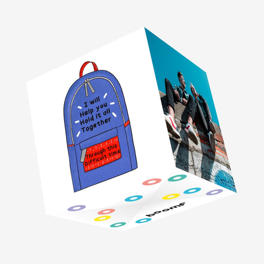 I Will Help You Hold It All Together Confetti-exploding Greetings Card