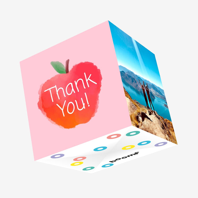 Thank You! Apple Confetti-exploding Greetings Card