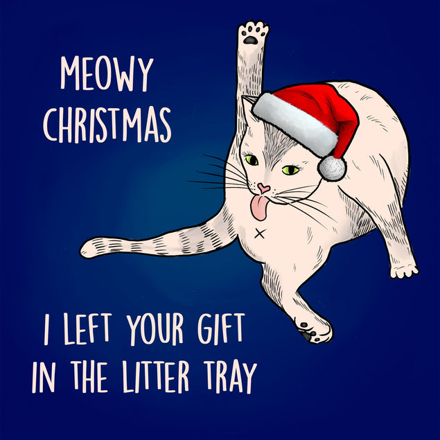 Meowy Christmas Card