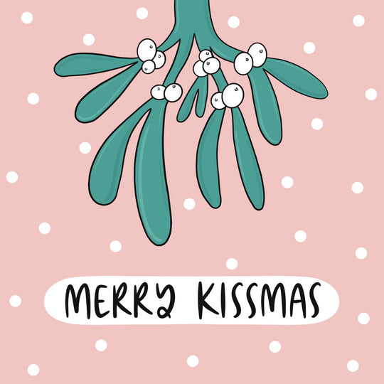 Merry Kissmass Christmas Card