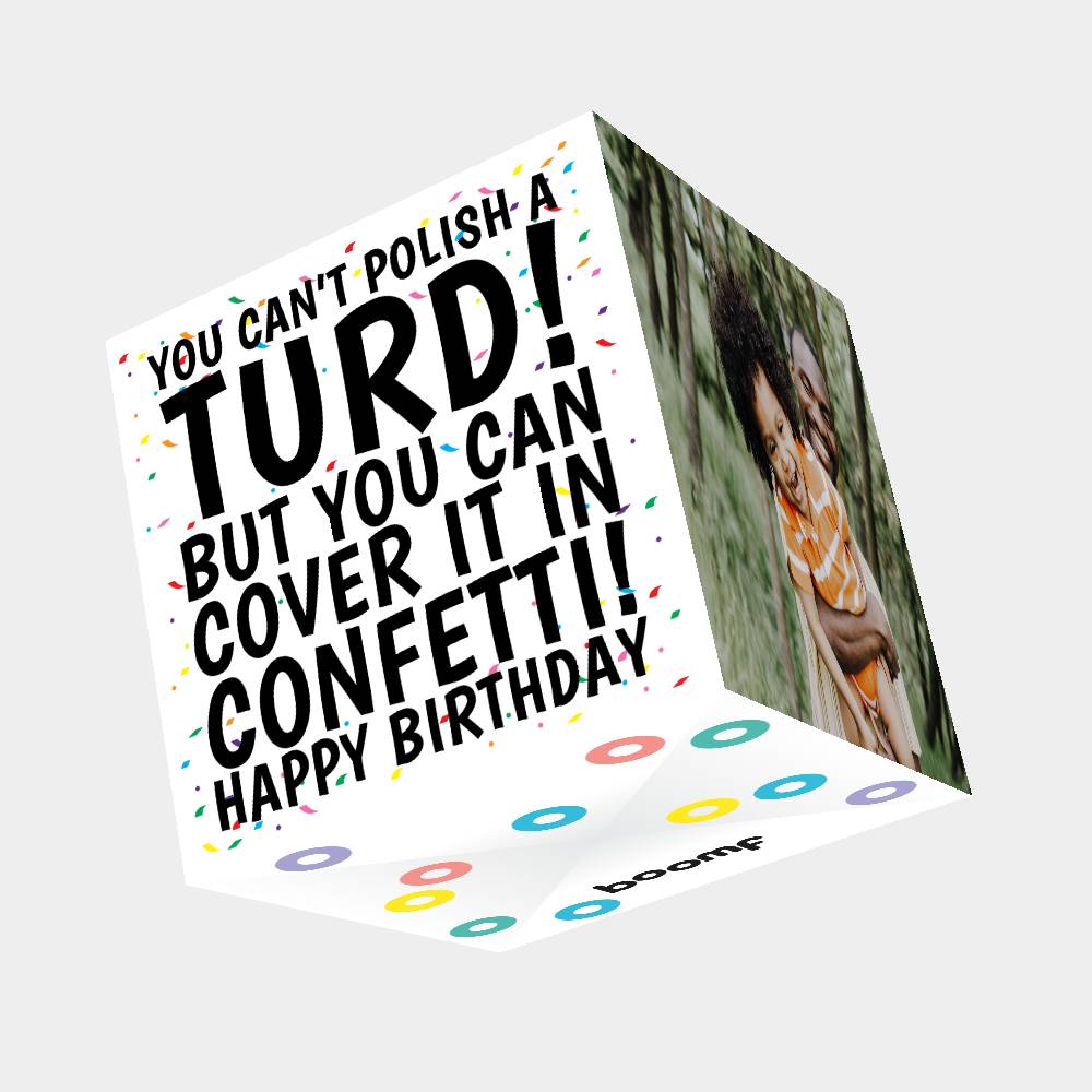 Confetti Exploding Birthday Cards with Confetti Surprise – Boomf