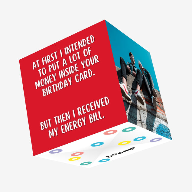 Sorry I couldn't put money in your card Confetti-exploding Greetings Card