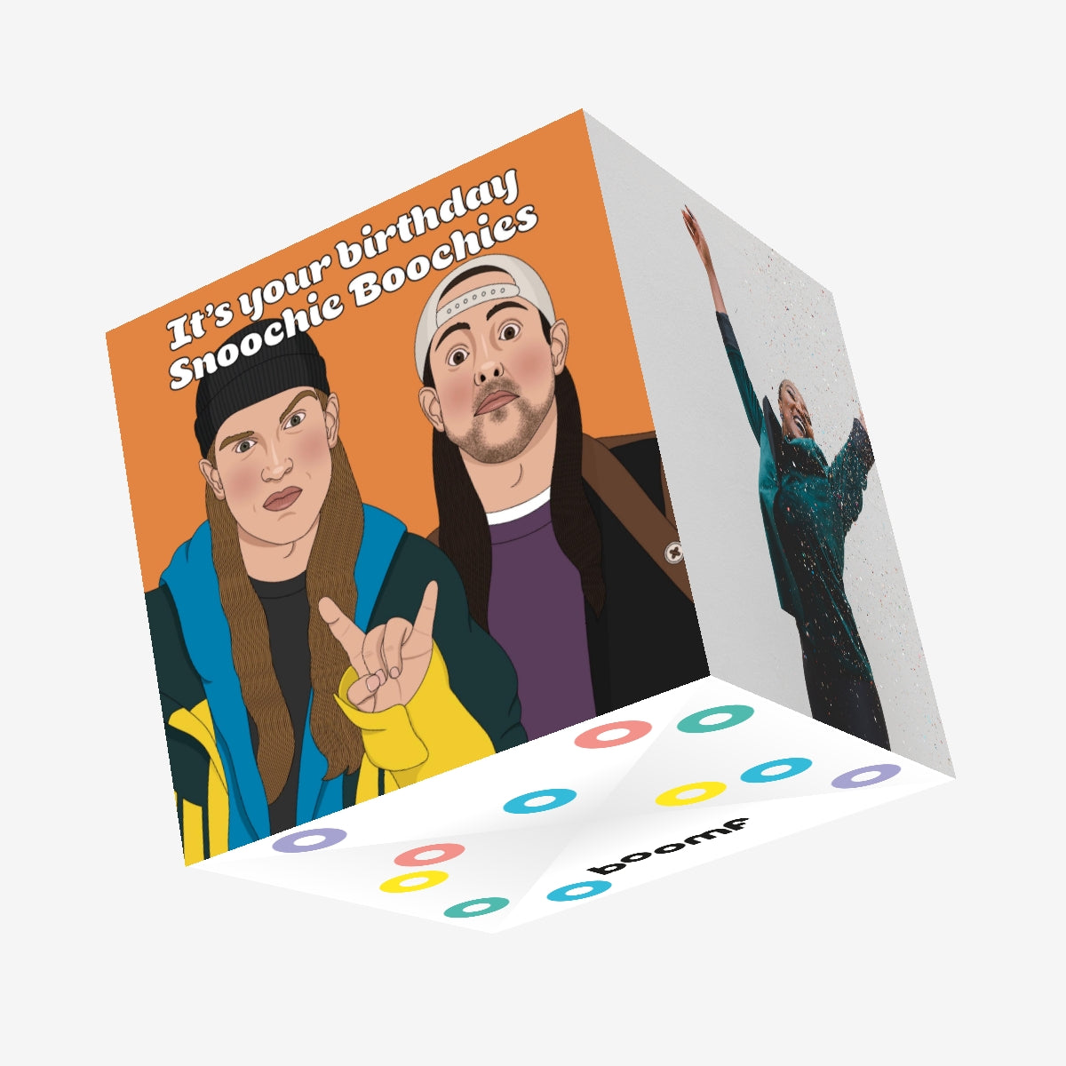 Jay And Silent Bob Snoochie Boochie Birthday Confetti-exploding Greeti ...